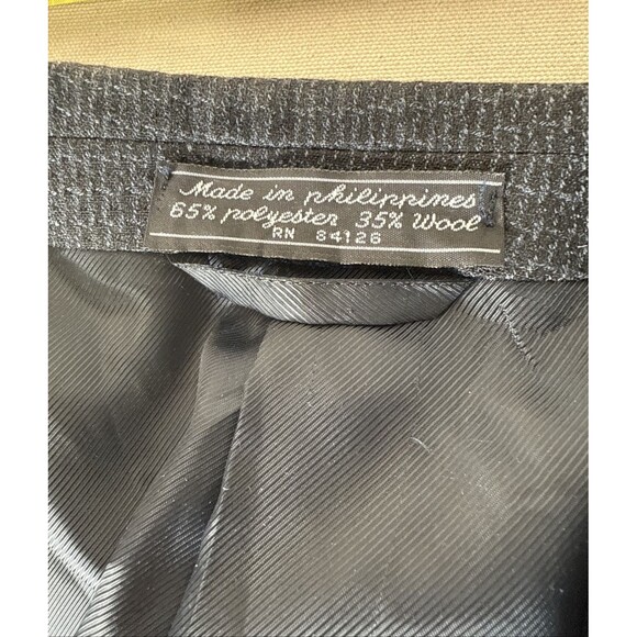 Palo Savino Rome Milan Men’s Blue Textured Wool Blend Blazer Jacket 48R 2 Button - Picture 15 of 15